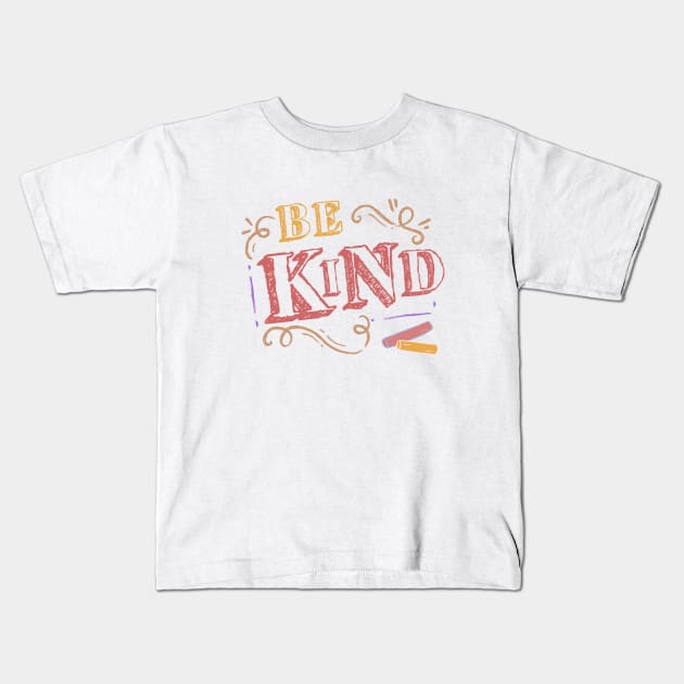 Be kind Kids T-Shirt by D'via design